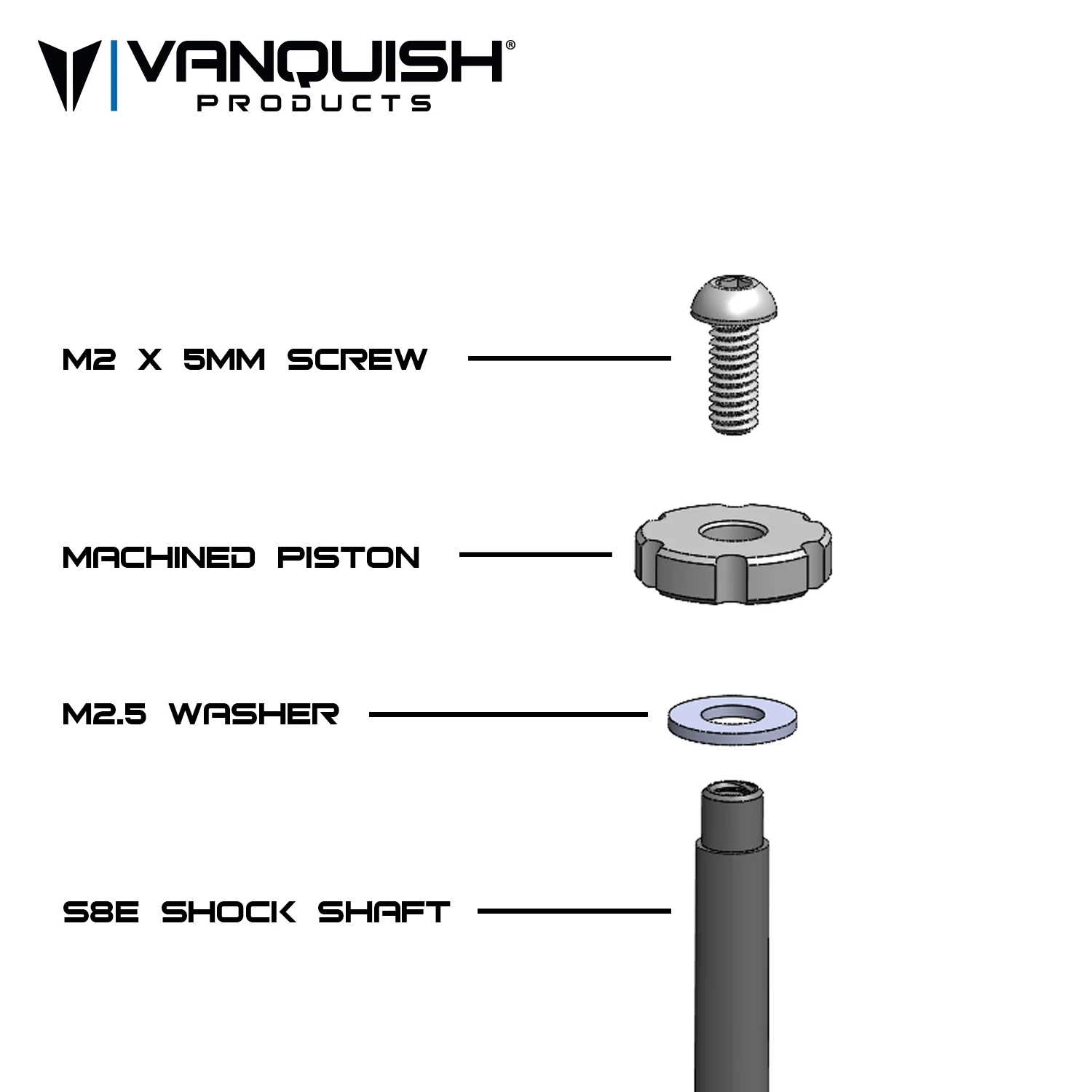 Eibach S8E Scale Shock Shaft Set - Image 3