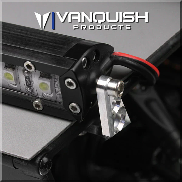 Vaterra Twin Hammer Front Bumper LED Mount Black Anodized - Image 4
